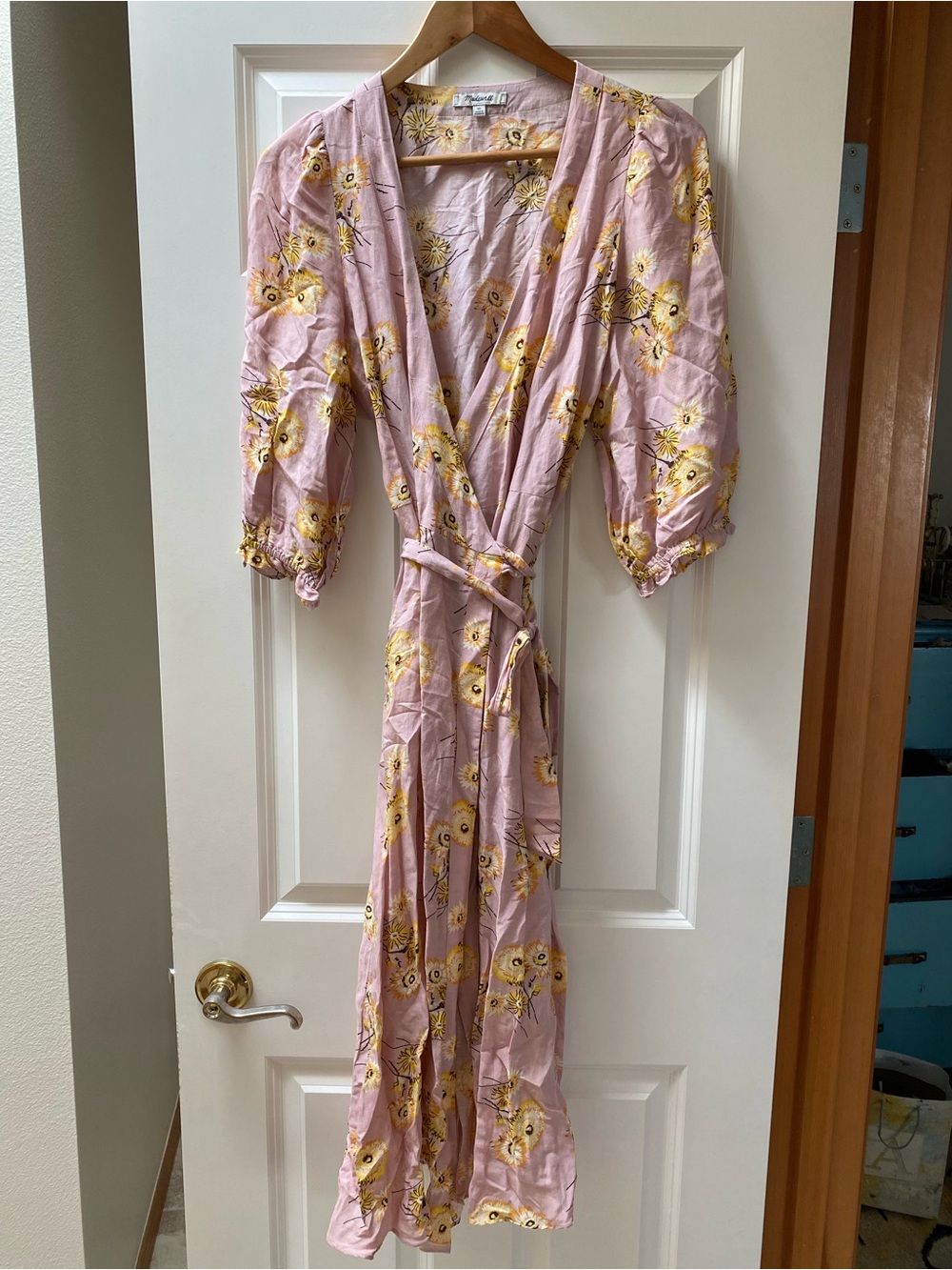 Madewell Floral Wrap Dress